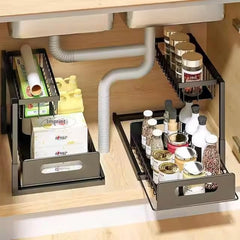 2 Tier Under Sink Storage & Organisation (Pack of 2)