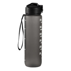 Shazanoor Motivational Water Bottle – 1 Litre BPA-Free Leakproof Bottle with Time Marker & Strap for Gym, Office & Outdoor Hydration